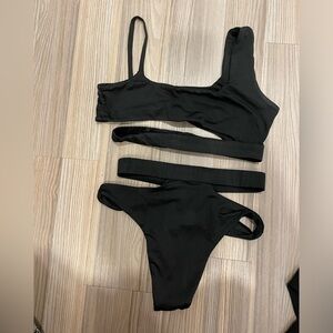 Black Oh Polly Bikini Size M